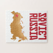 ソ連のヴィンテージ旅行ポスター ジグソーパズル (横)