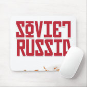 ソ連のヴィンテージ旅行ポスター マウスパッド (マウス)