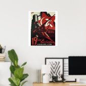 ソ連の友だち_プロパガンダポスター ポスター (ホームオフィス)