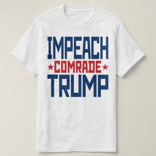 ソ連の同志トランプを弾劾しよう - 反トランプ Tシャツ (デザイン正面)