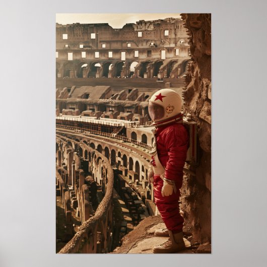 ソ連の女性宇宙飛行士がコスモスPoの中に上陸 ポスター (正面)