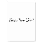 ソ連の年賀状 テーブルナンバー (裏面)