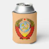 ソ連の英雄、イギリスのスパイ、キム・フィルビー 缶クーラー (缶裏面)