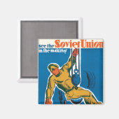ソ連を見る マグネット (正面/裏面)