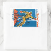 ソ連を見る 長方形シール (バッグ)