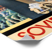 ソ連アルメニアのヴィンテージ旅行のポスター復元 ポスター (角)