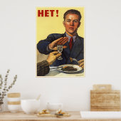 ソ連アンチ – アルコール1954 ポスター (キッチン)