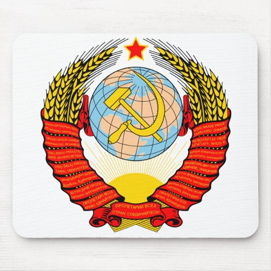 ソ連エンブレム マウスパッド (正面)