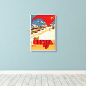 ソ連オデッサ・ヴィンテージ旅行ポスター復元 キャンバスプリント (インサイチュ (ウッドフロア))