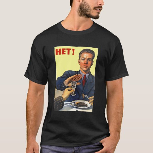 ソ連ソロシアの連プロパガンダノンアルコール Tシャツ (正面)