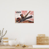 ソ連チャペエフ映画1935 ポスター (キッチン)