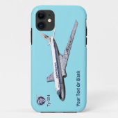 ソ連トゥポレフ(Туполев) Tu-104旅客機 Case-Mate iPhoneケース (裏面)