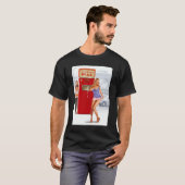 ソ連プロパガンダポスターソ連共産主義 Tシャツ (正面フル)
