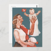 ソ連プロパガンダポスター ポストカード (正面/裏面)