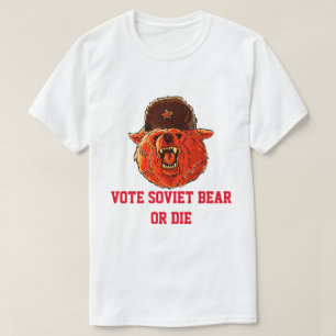 ソ連ベアに投票 Tシャツ