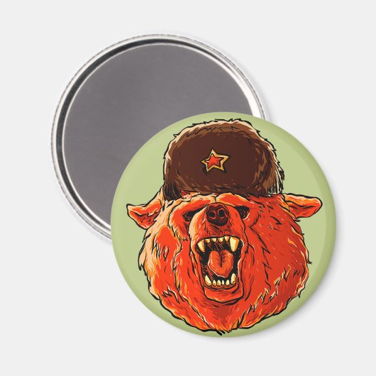 ソ連ベア マグネット (正面/裏面)