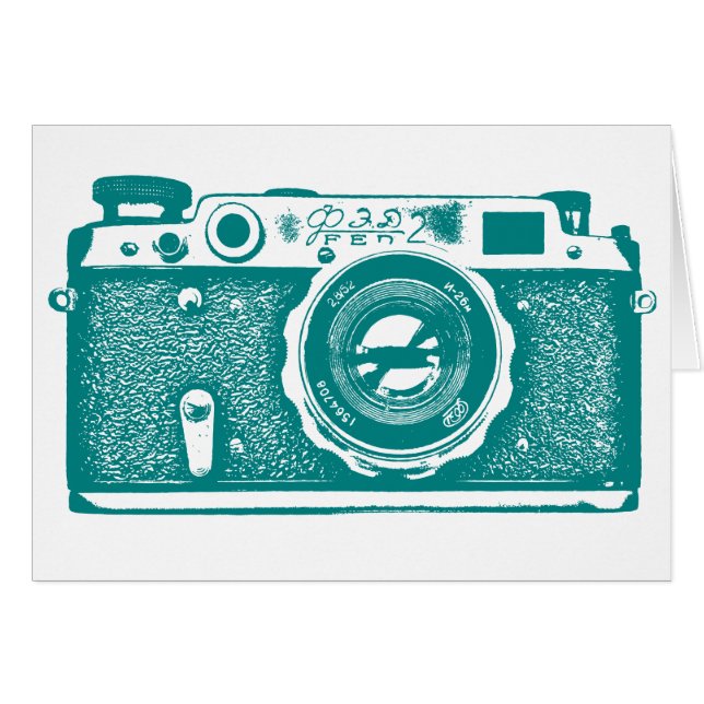 ソ連ロシアのカメラ – Med Dkシアン (正面横)