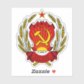 ソ連ロシアの連社会主義共和国スティック シール (シート)