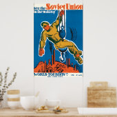 ソ連ヴィンテージ旅行ポスターを参照 ポスター (キッチン)