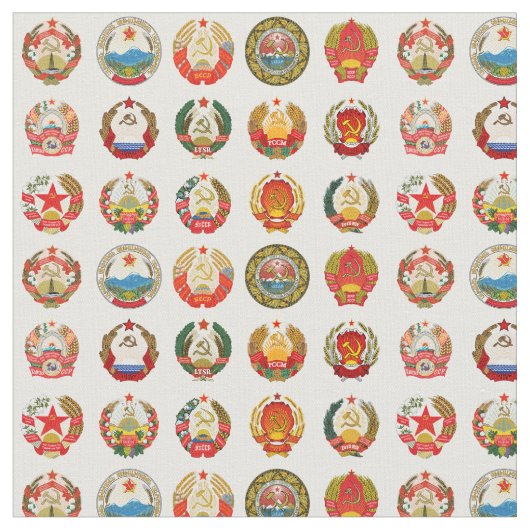 ソ連共和国 ファブリック (クローズアップ)