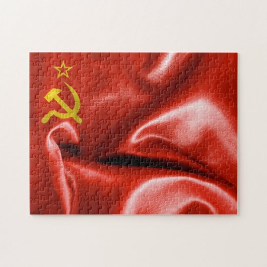 ソ連国旗のジグソーパズル ジグソーパズル (横)