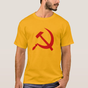 ソ連国旗の(赤い)人のTシャツ Tシャツ
