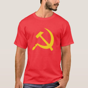 ソ連国旗の(黄色い)人のTシャツ Tシャツ