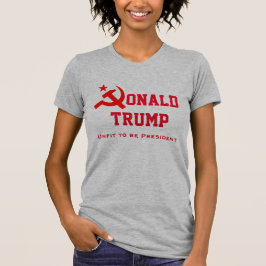 ソ連国旗を持つ"ドナルド・トランプ" Tシャツ