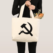 ソ連国旗アイコン ラージトートバッグ (正面(商品))