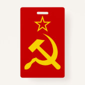 ソ連国旗 – ソ連国旗 バッジ (正面)