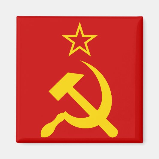 ソ連国旗 – ソ連国旗 マグネット (正面)