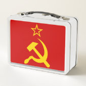 ソ連国旗 – ソ連国旗 メタルランチボックス (裏面)