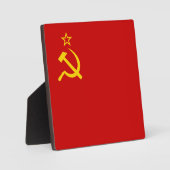 ソ連国旗 フォトプラーク (正面)