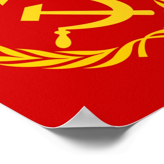 ソ連国旗 ポスター (角)