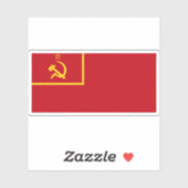 ソ連国旗（1924年） シール (シート)