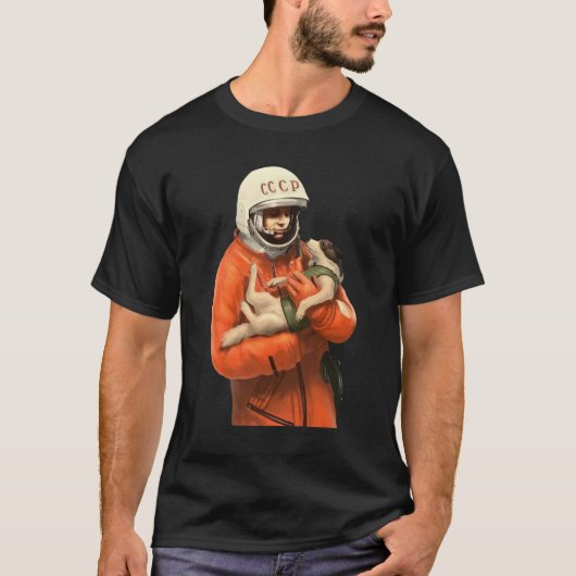 ソ連宇宙ガガリンUSSR CCCP Tシャツ (正面)
