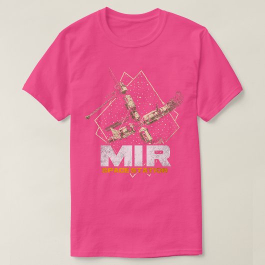 ソ連宇宙ステーションミール10 Tシャツ (デザイン正面)
