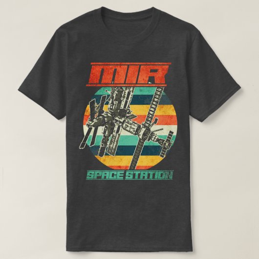 ソ連宇宙ステーションミール2 Tシャツ (デザイン正面)
