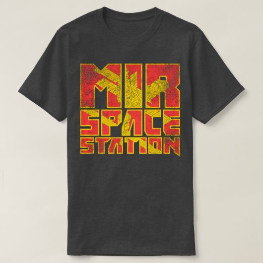 ソ連宇宙ステーションミール6 Tシャツ (デザイン正面)