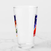 ソ連宇宙プロパガンダビアグラス タンブラーグラス (左)