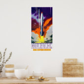 ソ連宇宙プロパガンダポスター ポスター (キッチン)