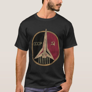 ソ連宇宙計画USSRロケット Tシャツ