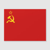 ソ連旗, ソビエト連邦, CCCP, 共産主義, レーニン マグネット招待状 (正面)