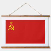 ソ連旗, ソビエト連邦, CCCP, 共産主義, レーニン 吊り下げ型タペストリー (正面)