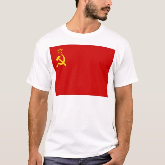 ソ連旗, ソビエト連邦, CCCP, 共産主義, レーニン Tシャツ (正面)