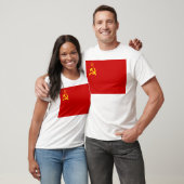 ソ連旗, ソビエト連邦, CCCP, 共産主義, レーニン Tシャツ (ユニセックス)