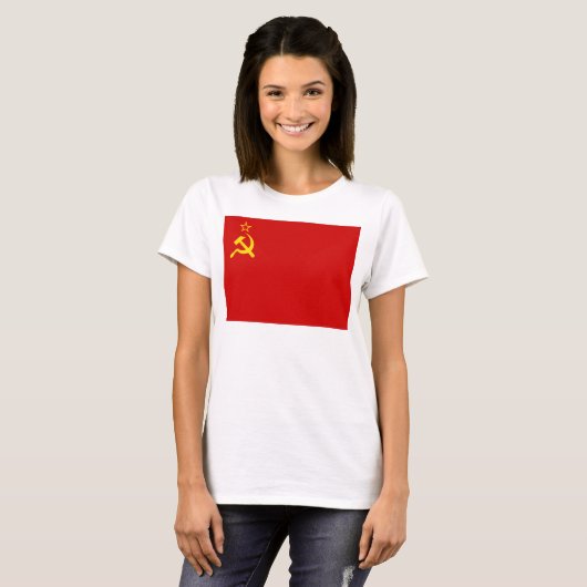 ソ連旗, ソビエト連邦, CCCP, 共産主義, レーニン Tシャツ (正面フル)