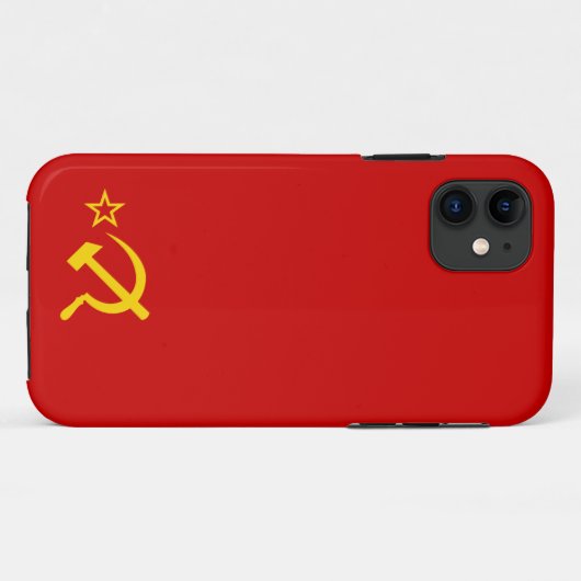 ソ連旗 Case-Mate iPhoneケース (裏面(横))
