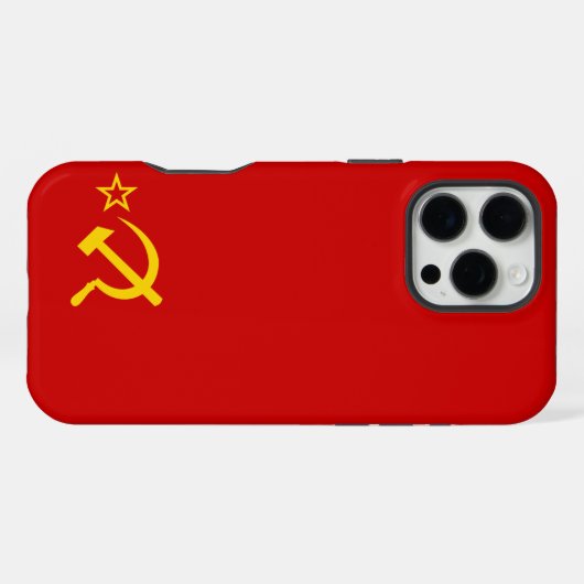 ソ連旗 iPhoneケース (裏面横)