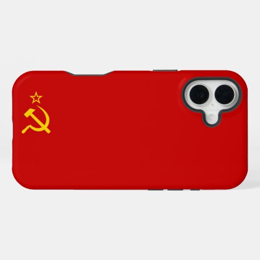ソ連旗 iPhoneケース (裏面横)